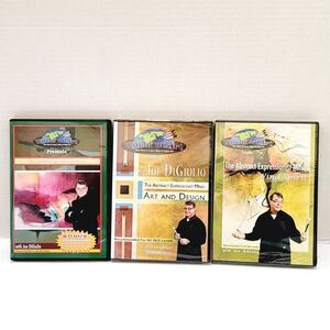 Joe DiGiulio DVDs World of Art Abstract Expressionist Mind Art Design 3 DVD Lot